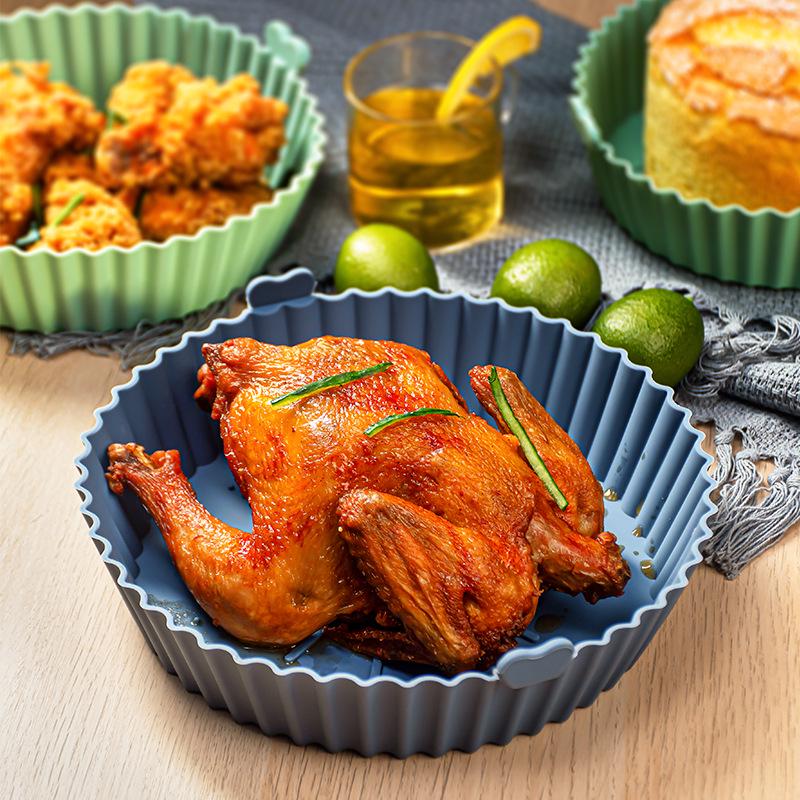 Kulatá silikonová podložka na pečení a grilovací podložka