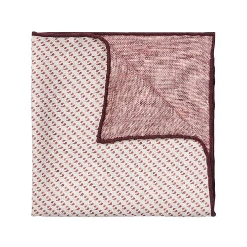 BOSS Digital Print Silk Pocket Square