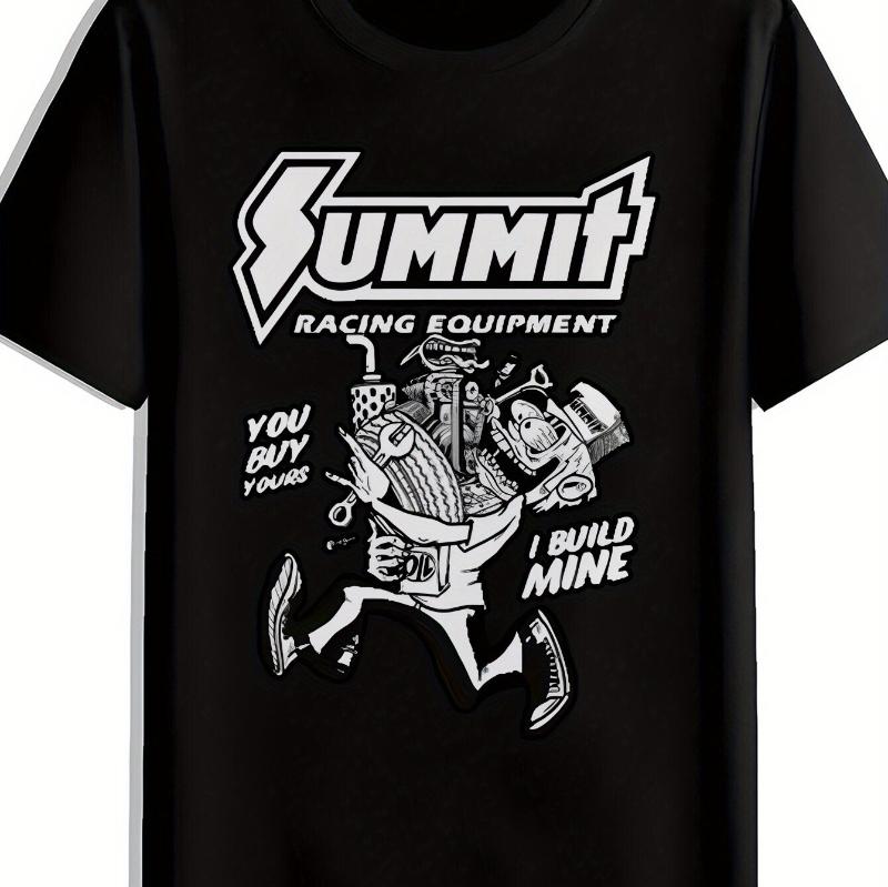 2025 Sommer und Herbst Spitzen Rennsportausrüstung Muster bedrucktes T-Shirt locker und trendy kurzärmeliges Oberteil für Herren und Damen
