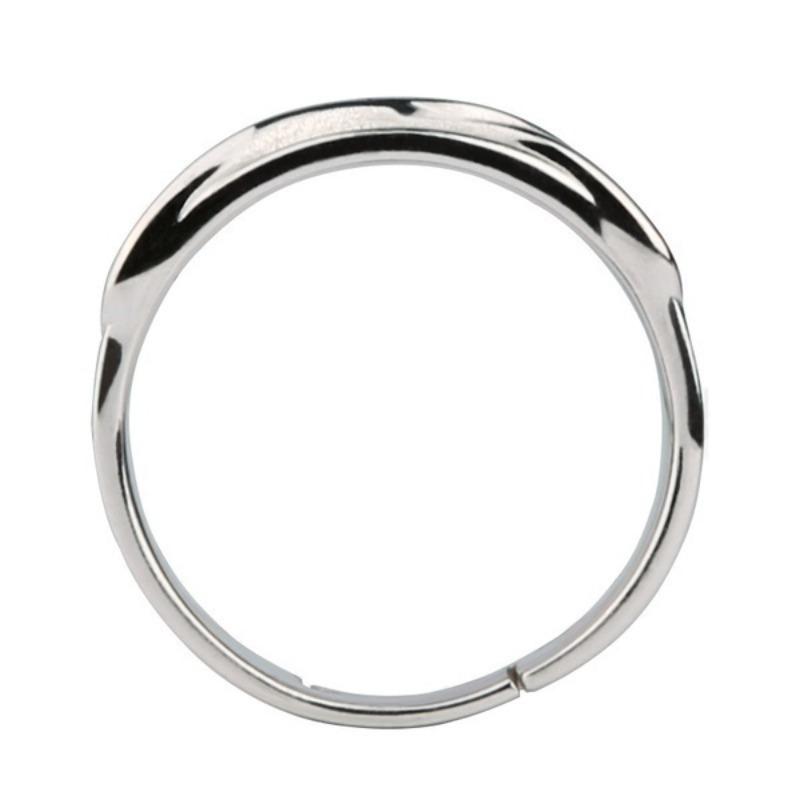 Anello da dito Anime Nero Son Goku Gokou Tempo Anello a croce argento di semplice eleganza