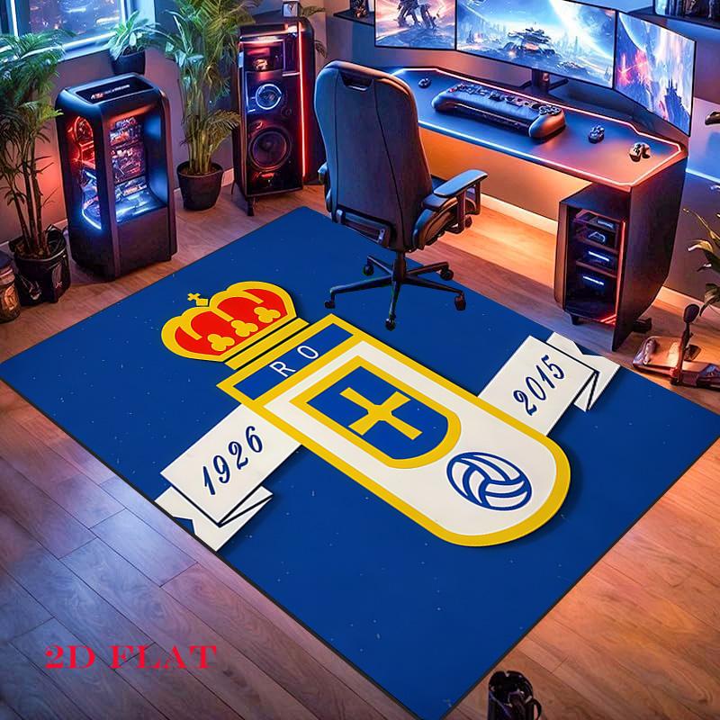 Real Oviedo Carpet Rug for Living Room Bedroom Home Sofa Decoration,Kids play Nonslip Floor Mat