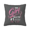Just A Girl Boss Building Her Mary Kay Empire Gift Square Pillowcase Cushion Cover Pillow Case Throw Pillow Cover for Home Sofa