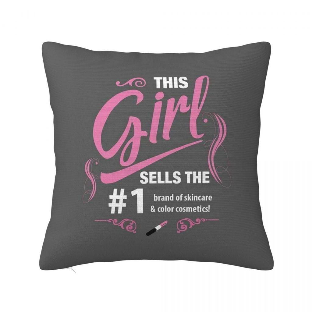 Just A Girl Boss Building Her Mary Kay Empire Gift Square Pillowcase Cushion Cover Pillow Case Throw Pillow Cover for Home Sofa