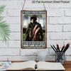 2D Flat Classic Retro Aluminum Plaque - Celebrating Courageous Veterans with Distinctive Design, Sturdy Metal Composition, Ideal Present for