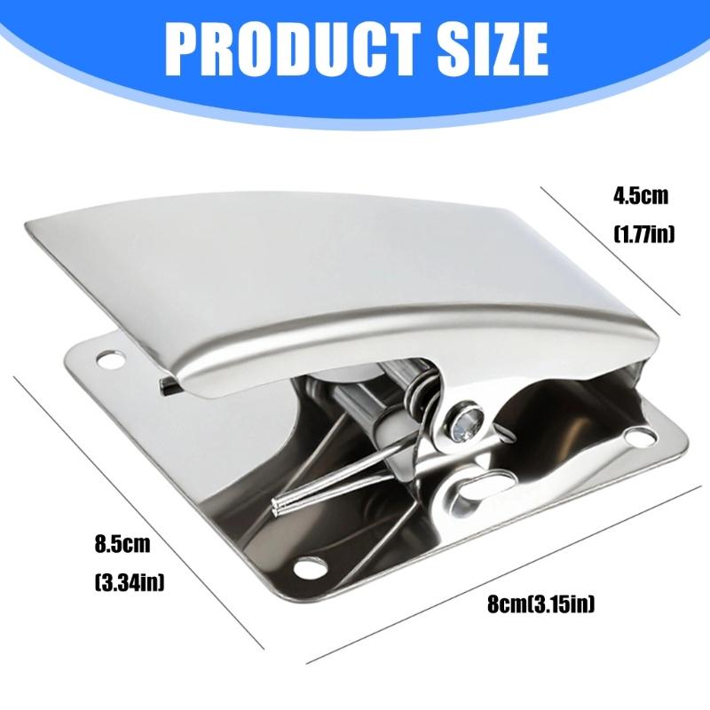 Roestvrij Staal Antislip Montage Fileer Klemmen met Schroeven Multifunctionele Vis Fileer Klemmen Staart Clip Wasbord Gereedschap