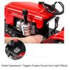 1:32 Aliaj Tractor Agricol Model Diecast Jucării Mașină Miniatură Cu Sunet Lumină Tracțiune Înapoi Vehicul Corp Metalic Jucărie Distractivă pentru Băieți Cadou