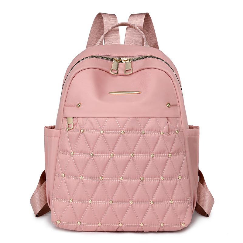 Bag Fashionable Embossed Backpack for Women and Ladies Versatile and Large-capacity Travel Backpack