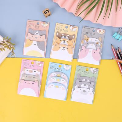 1 sztuka Samoprzylepne Kawaii Zwierzęta Świnia Karteczki samoprzylepne Notatnik Memo Pad Artykuły biurowe szkolne Artykuły papiernicze Naklejka