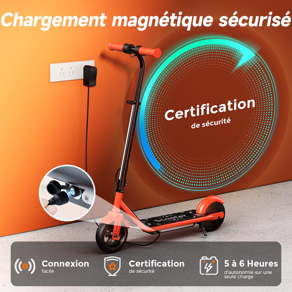 iScooter K2Pro Kids Electric Scooter 150W Motor 18V 2.6Ah Battery 3-Speed 5-16KM/H LED Light Deck & StemMax Load 70KG E-Scooter For Children