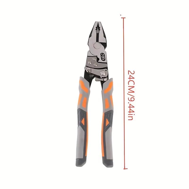 Cleste Nou cu Clichet Autoblocant Tăietor de Sârmă Multifuncțional 9 Inch Cleste Electrician Grad Industrial Scule de Mână cu Economie de Efort