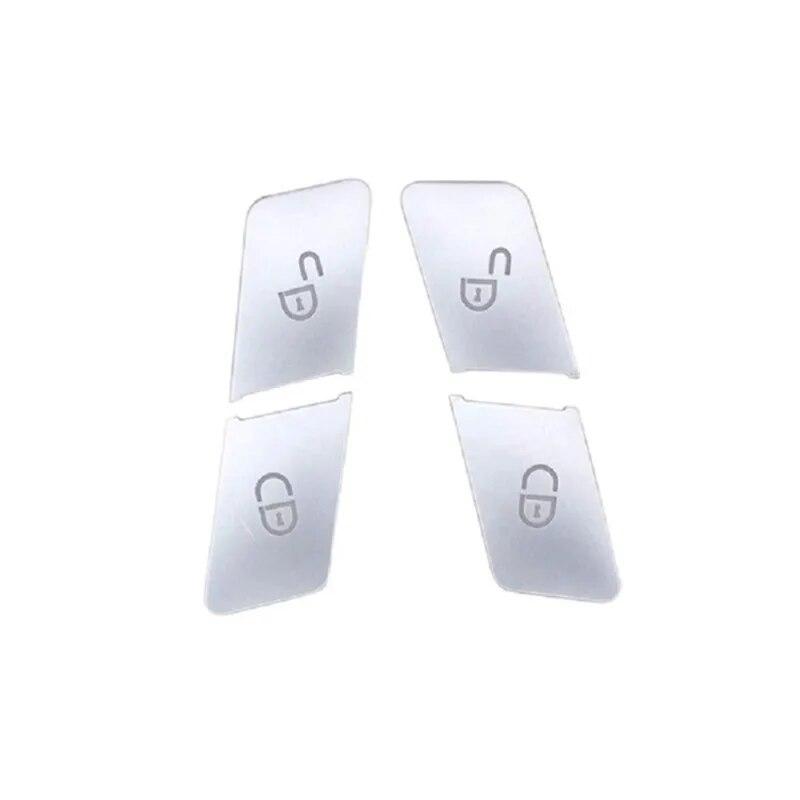 

Car Interior Door Seat Memory Lock Buttons Trim Covers Stickers Fit For Mercedes Benz C E Class W204 W212 Auto Accessories Door Unlock Button