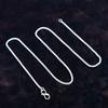 Cadena de Plata Hecha a Mano Cadena de Plata de Ley 925 Cadena de Joyería Para Colgantes Cadena de Plata Para Colgante