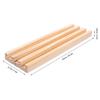 NOLITOY Domino Rack, Set of 4, Wooden Domino Stand Holder, for Dominoes, Mahjong Tiles, Playing Cards, Games, Organization, Display, 25cm
