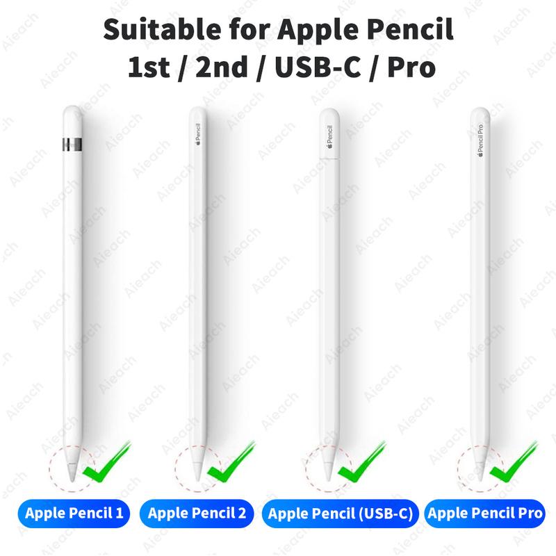 For Apple Pencil 1st 2nd 3rd USB-C Pro Tip For Apple Pencil Pen Nib Double Layer 2B HB 2.0 3.0 Soft Hard iPad Pencil Accessories