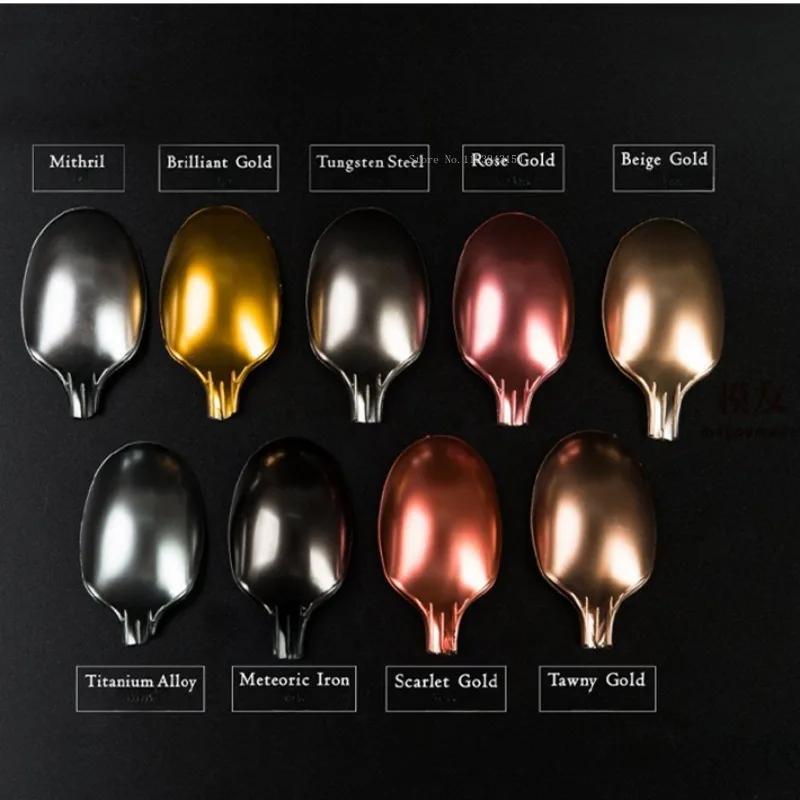 18ml Super Metal Color Series Model Paint Art Hand Cartoon Character Model Color Effect Painting Decorative Acrylic Pigment