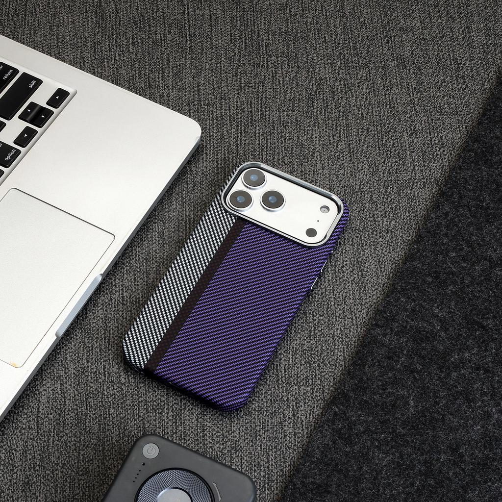 Luxury Carbon Fiber Pattern Magnetic For Magsafe Case For iPhone 17 Air 16 15 14 13 12 Pro Max Wireless Charge Shockproof Cover