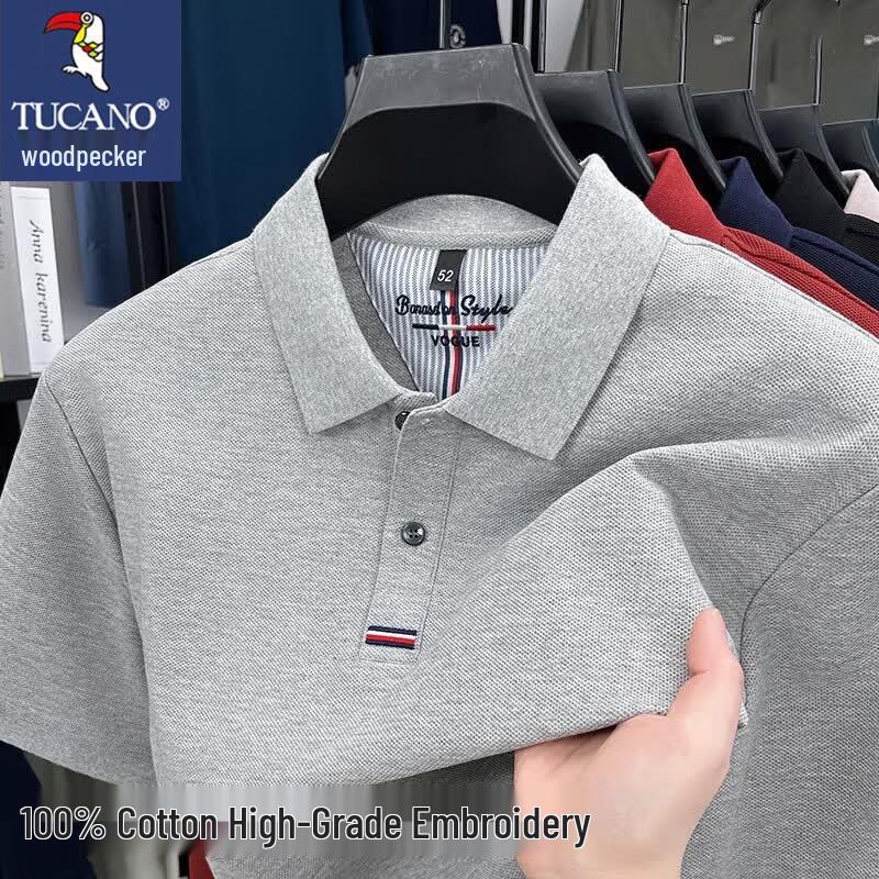 Tucano Men s Embroidered Cotton Polo Shirt M