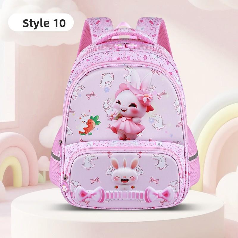 Sac à dos scolaire enfant dessin animé en tissu Oxford respirant et imperméable pour enfants de l'école primaire