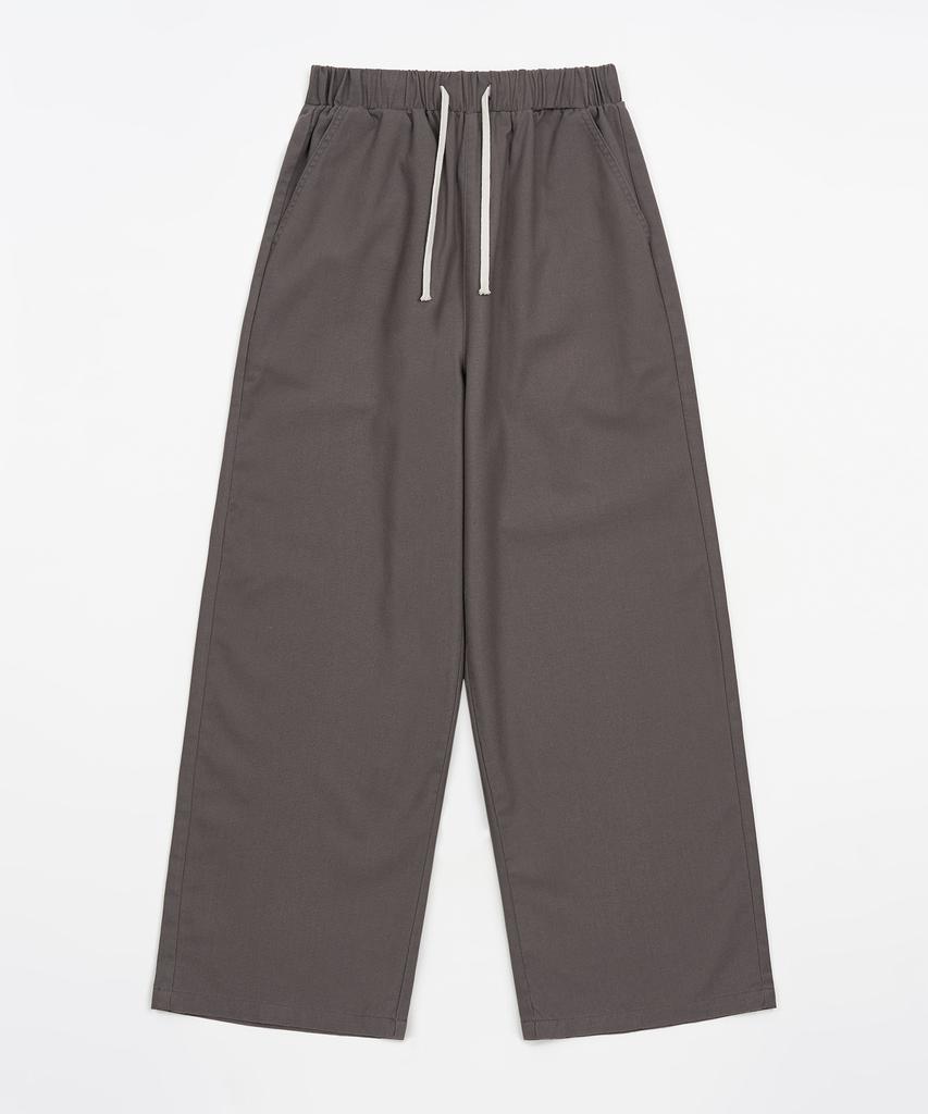 TOFFEE WOMEN W Linen Easy Pants (Grey)