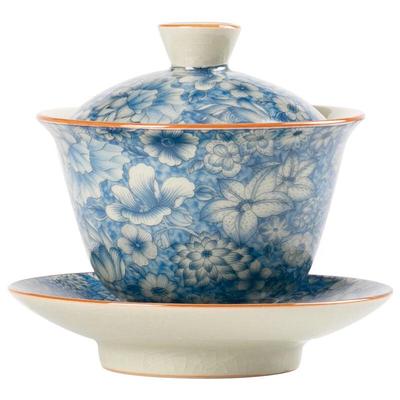 Shangqi Sto Kwiatów Ru Kiln Ceramiczny Gaiwan