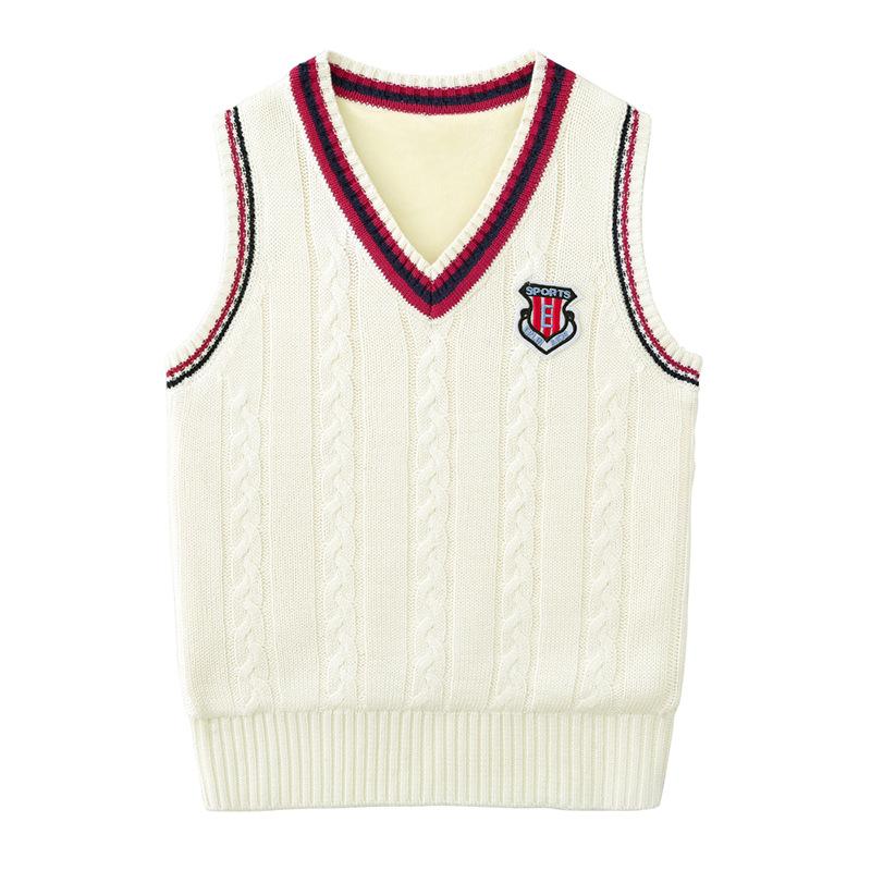 Toamnă și Iarnă Plus Catifea Copii Bumbac pentru Bebeluși Îngroșat Pulover Vestă Băieți Vestă Tricotată Fete