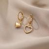 Gold Plated Hoop Earrings For Women Hypoallergenic Dainty Gold Heart Huggie Drop Dangle Earrings Jewelry Gift