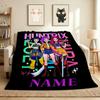 Custom Name Huntrix Squad Flannel Blanket Throw Blanket Soft Warm Sofa Bed home Decor Unique Gift