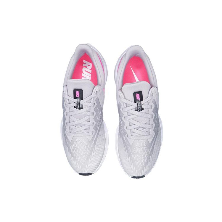 Nike Zoom Winflo 6 Atmosphere Grey Pink Men Sneakers Black AQ7497-011