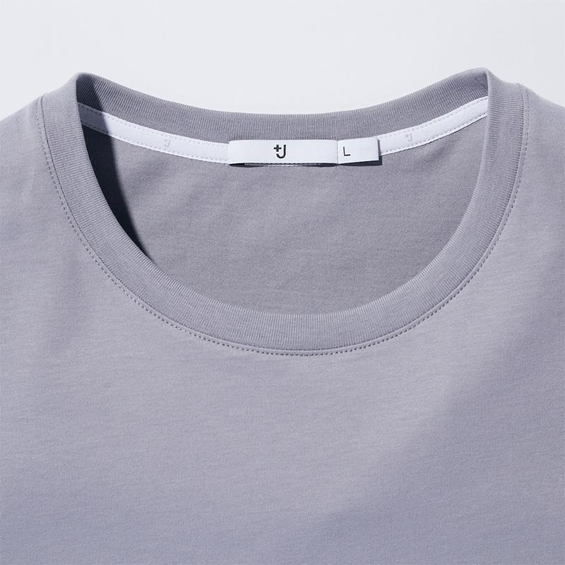 UNIQLO Jil Sander Collaboration Solid Color Crew Neck T-Shirt Men tops 436133-03