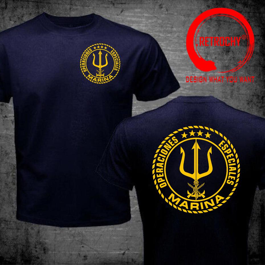 Funny Mexician Marines T Shirt Military Army Mexico Marina Special Operations Forces Operaciones Especiales TShirt Male TShirt