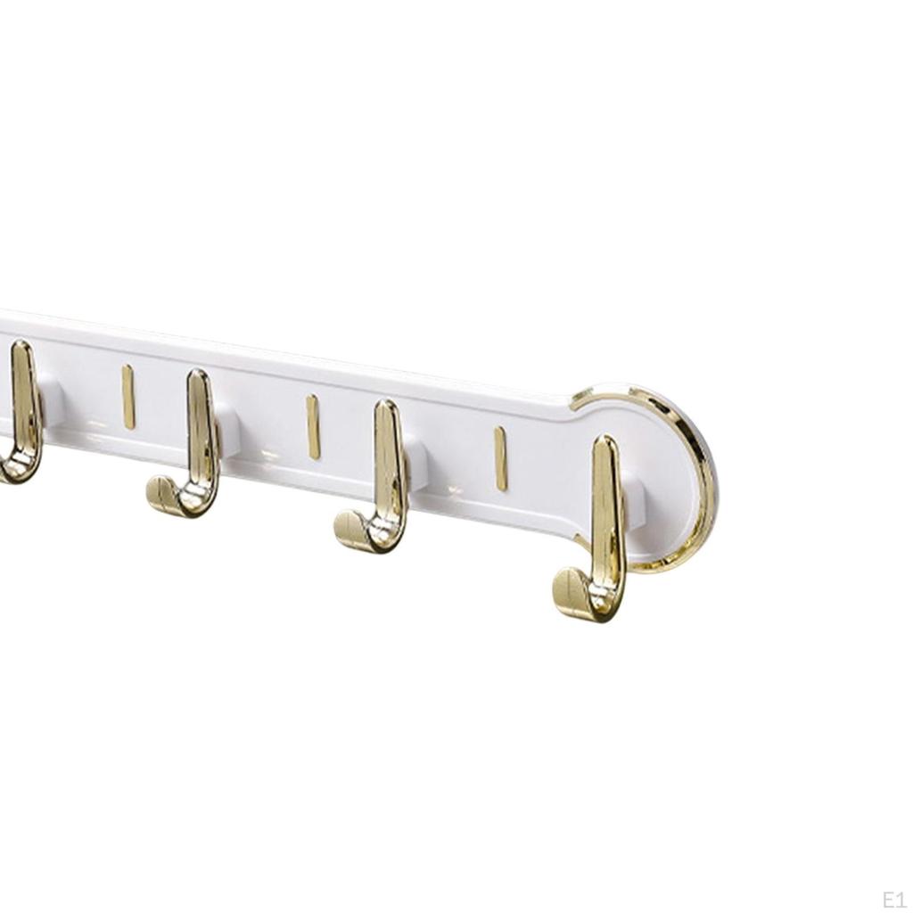 Heavy Duty Coat Hook ,Home Decor with 6 Hooks ,Clothes Hanger ,Multipurpose Wall Mounted Key Holder