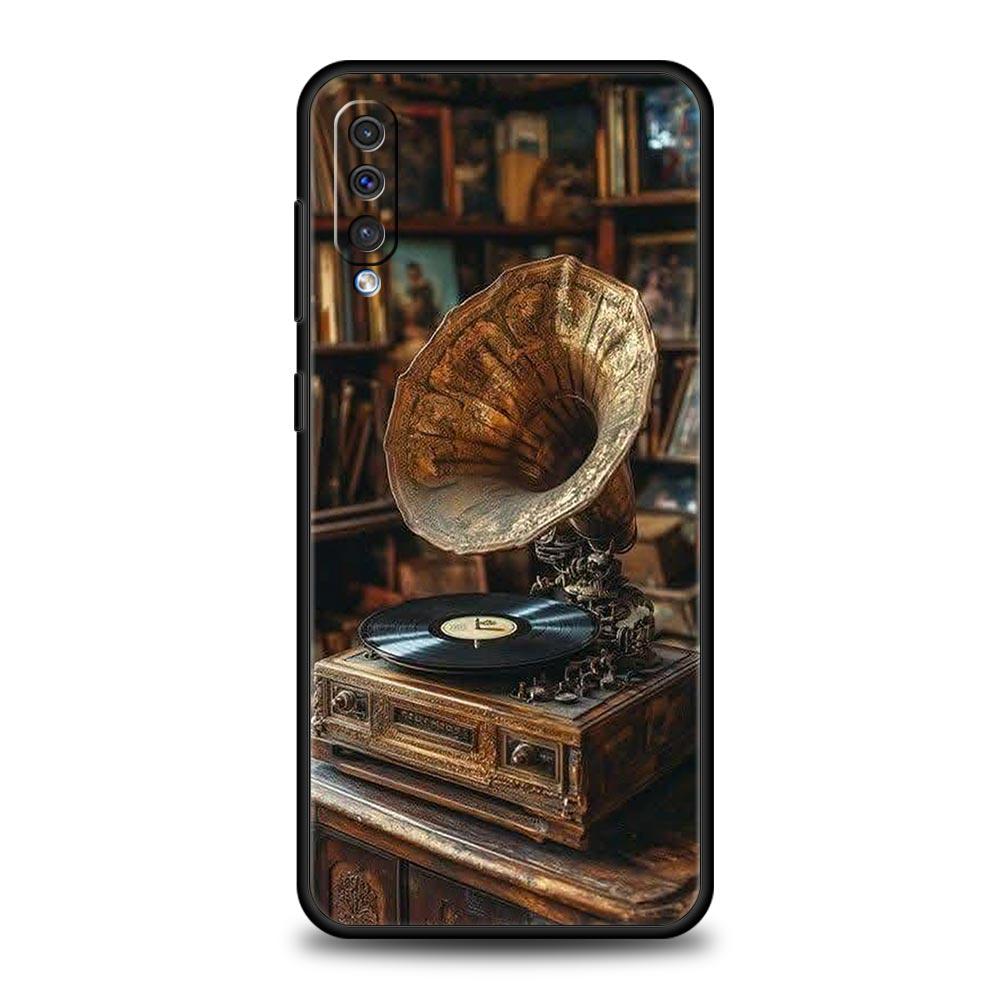 

Retro Recording Device Phone Case for Samsung Galaxy A56 A36 A26 A16 A34 A24 A42 A22 A20 A12 A40 A30 A10 5G Soft TPU Cover Shell Samsung A70