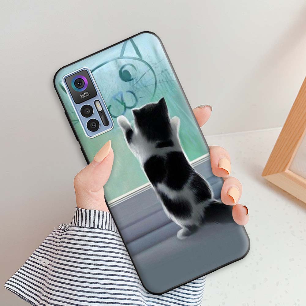 For TCL 30 Plus Case TCL 30 5G Luxury Silicone Back Cover Cases for TCL30 30Plus Shockproof Bumper Fundas TCL 30 5G Phone Bags