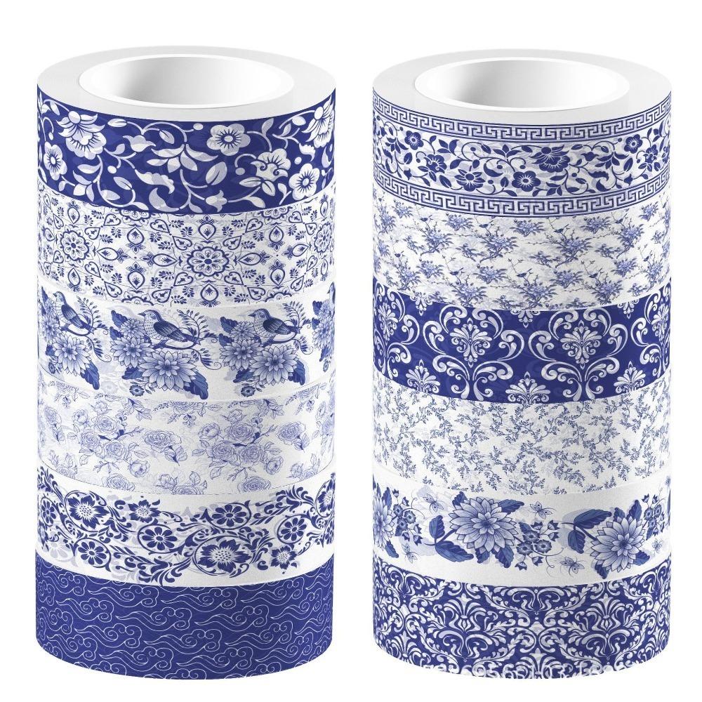 12 Roll/Set 1.5cm Wide Stationary Scrapbooking Tape Masking Tape  Art Handmade Craft