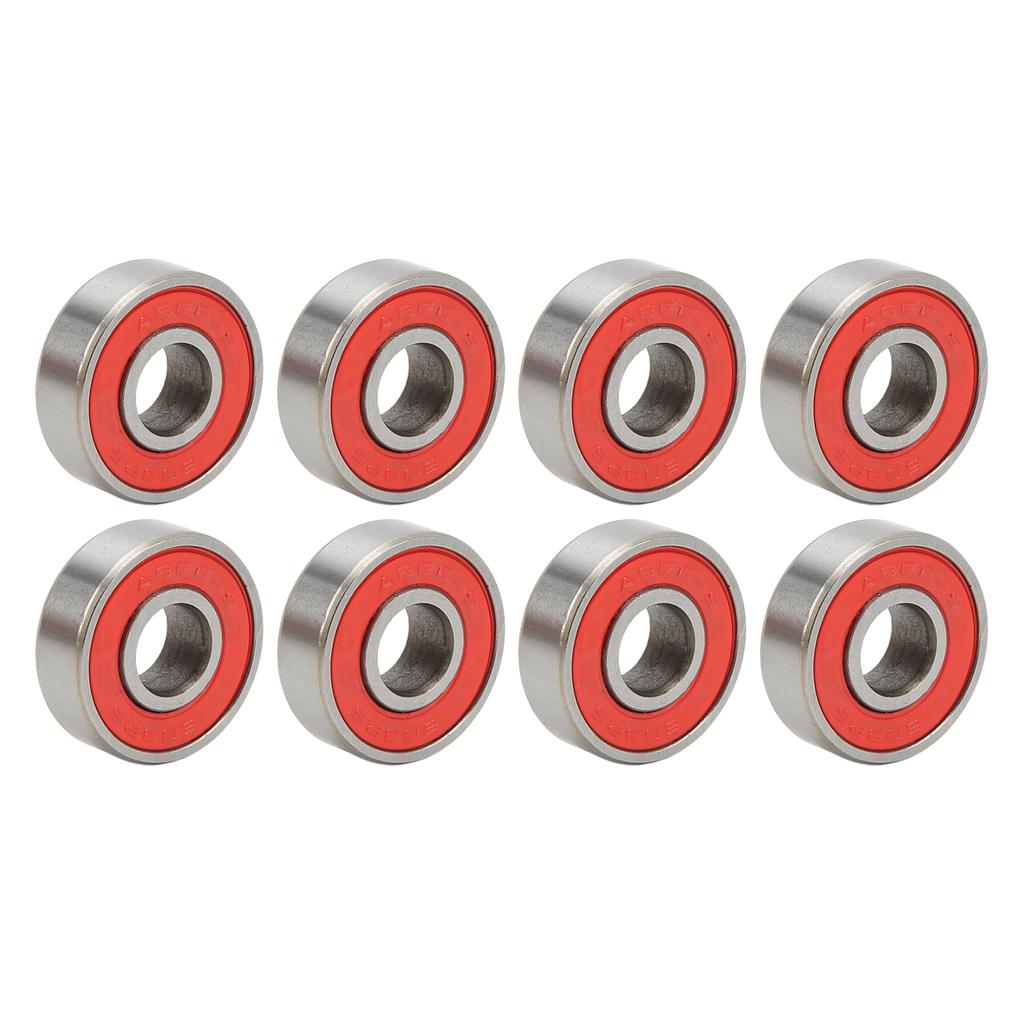 8Pcs 608 ABEC 9 Bring Carbon Steel Sled Brings 8x22x7mm for Roller Skates Dance Boards