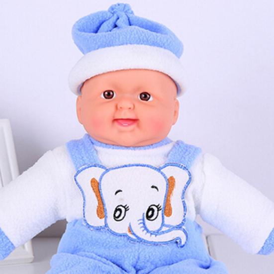 30cm Lifelike Reborn Smiling Baby Doll Soft Vinyl Children Accompany Toy Gift