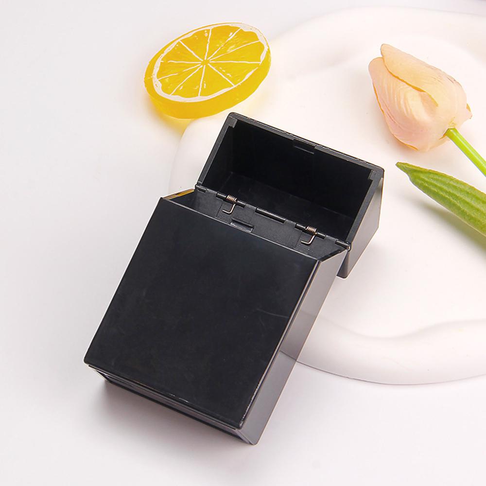 Small Size Storage Box Card Holder Sticker Stationery Transparent Storage Box Film Storage Box Flip Classification Box INS