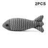 2/3Pcs Fish Shaped Catnip Cats Toy Plush Cat Companion For Kitten Teeth Grinding Pillow Chewing Toy Claws Thumb Bite Pet Gift