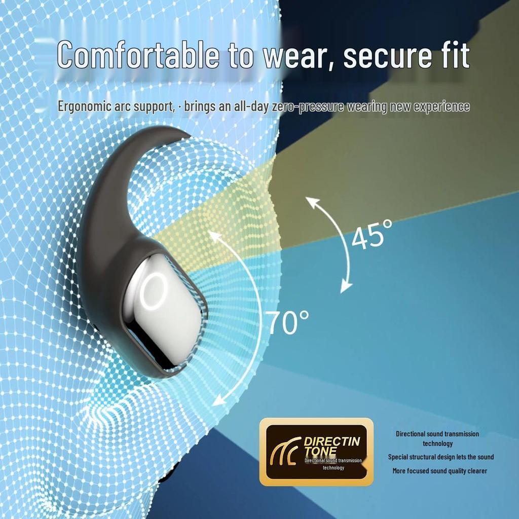 S55 Bluetooth Bone Conduction Waterproof Noise-Canceling Wireless Sport Earphones (2025)
