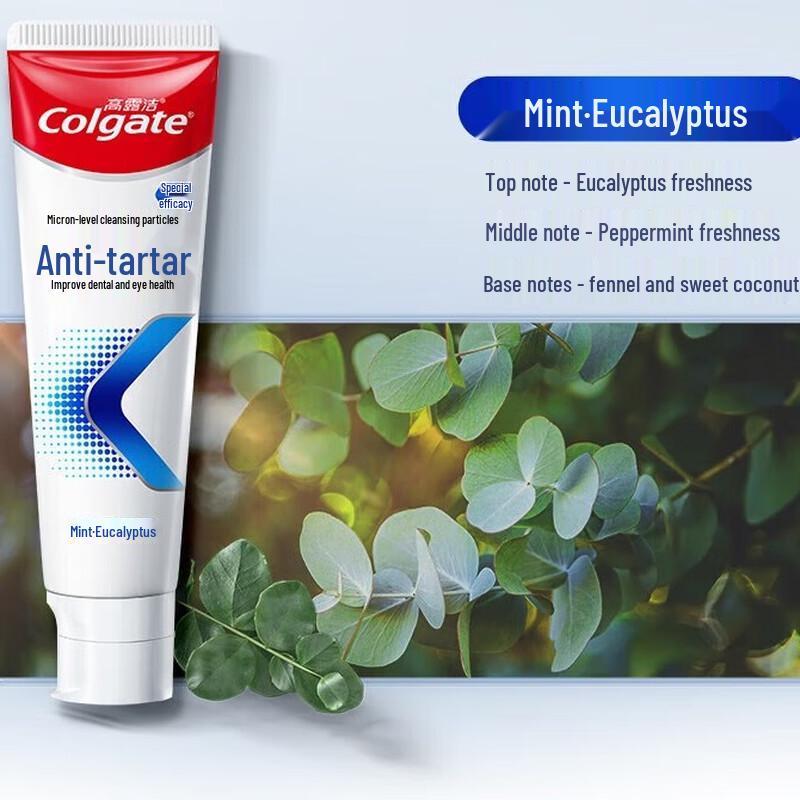 Colgate Anti-Tartar Whitening Toothpaste, Mint Eucalyptus