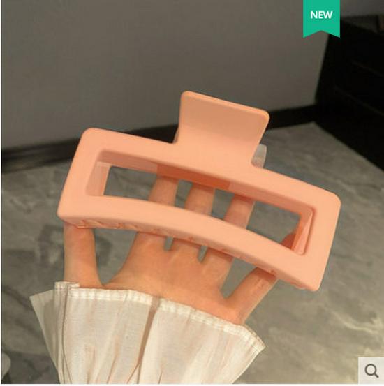Oversized Square Hair Claw Clip - Headdress Hairpin for Women, New Shark Clip Style 2022.