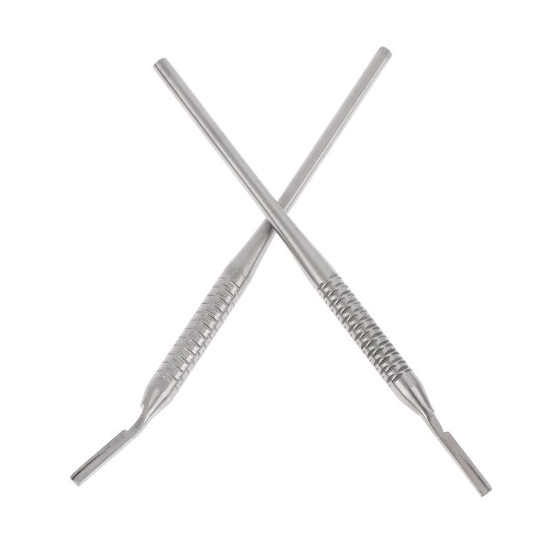 1/2 Stück Premium Edelstahl Dental-Skalpellgriff für Klinge Nr. 3 - Professionelles Oralchirurgie-Instrument für Zahnärzte