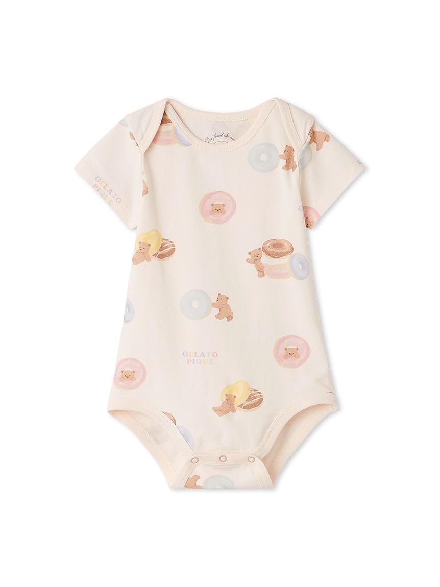 

BABY Donut Bear Print Bodysuit PBCO252454 PNK 70 [Gelato Pique] розовый