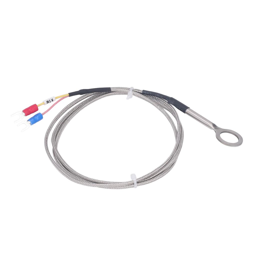K Type Thermocouple 14 Dia 304 Stainless Steel ?40 to 1000 celsius Probe Type Thermocouple 2m 6.6ft