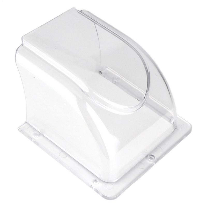 ABS Doorbell Rain Cover,Transparent Doorbell Waterproof Cover Weatherproof Protector Doorbell Attachment Durable