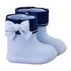 Puppe Miniatur Schuhe Niedlich Silikon Gummistiefel Kurz Rutschfest Flexibel Schleife Akzent Wasserdicht