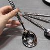 Stainless Steel Spoon Restaurant Dining Spoon Long Handled Drinking Spoon Dessert Spoon Home Kitchen Tableware Cooking Utensils