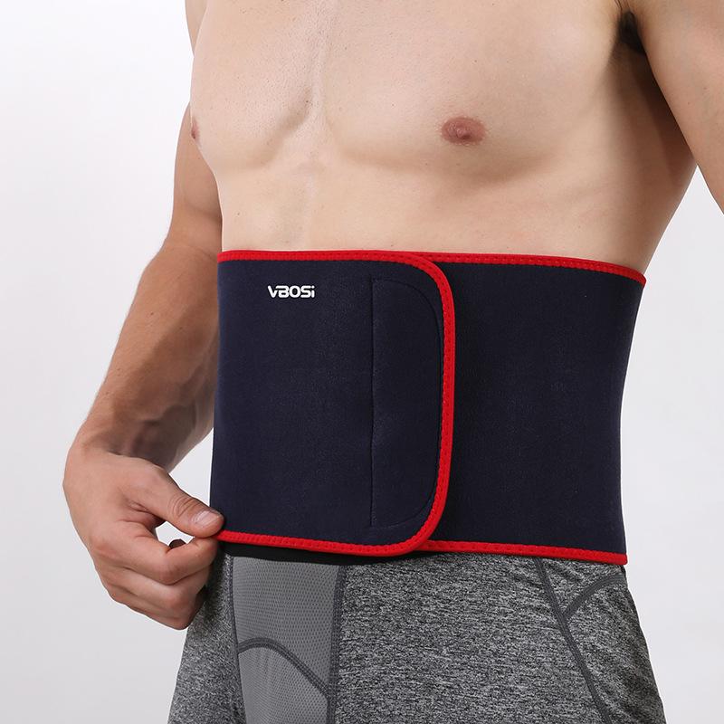 Adjustable Neoprene Waist Trainer for Men Lumbar Support Sweat Belt Core Stability Weight Loss Spine Protector