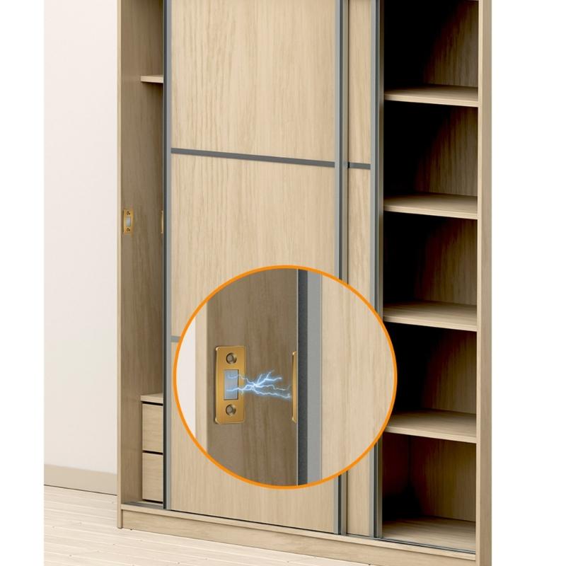 Heavy Duty Stainless Steel Magnetic Cabinet Door Catches Adhesive Drawer Magnets Magnetic Door Holder for Cabinets