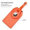 Genuine Leather Luggage Tag & Apple AirTag Tracker: Identify Bags with Style